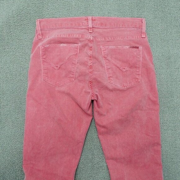 Hudson‎ Denim Jean Jeggings Women Size 27 Red Cotton Blend Distressed - Picture 5 of 7